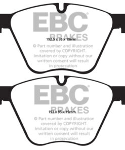 Alternative view of EBC Ultimax OEM Replacement Brake Pad Set DPX2007 [Front]