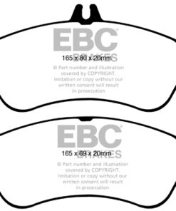 Alternative view of EBC Ultimax OEM Replacement Brake Pad Set DPX2011 [Front]