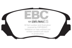 DP42013R EBC Yellowstuff Street and Track Brake Pad Set [Front] - Image 2
