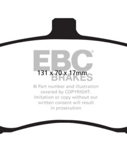 EBC Greenstuff 2000 Brake Pad Set (FRONT) DP22028 - Image 2