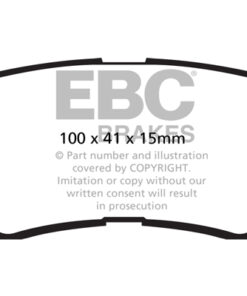 Alternative view of EBC Ultimax OEM Replacement Brake Pad Set DPX2031 [Rear]