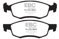 EBC Ultimax OEM Replacement Brake Pad Set DPX2032 [Front] - Image 2