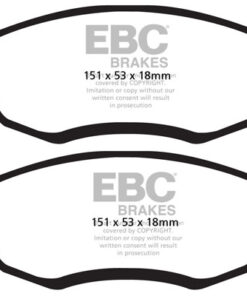 Alternative view of EBC Ultimax OEM Replacement Brake Pad Set DPX2032 [Front]