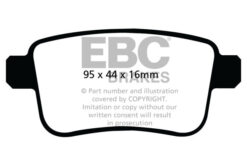 EBC Ultimax OEM Replacement Brake Pad Set DPX2034 [Rear] - Image 2