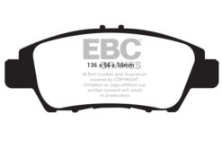 EBC Ultimax OEM Replacement Brake Pad Set DPX2041 [Front] - Image 2