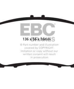 EBC Ultimax OEM Replacement Brake Pad Set DPX2041 [Front] - Image 2