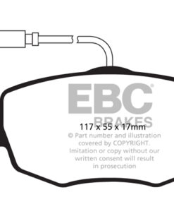 Alternative view of EBC Ultimax OEM Replacement Brake Pad Set DPX2044 [Front]