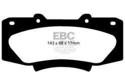 EBC Ultimax OEM Replacement Brake Pad Set DPX2054 [Front] - Image 2