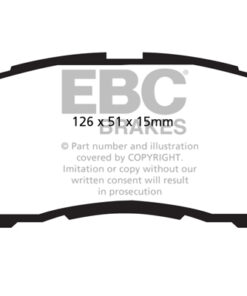 Alternative view of EBC Ultimax OEM Replacement Brake Pad Set DPX2058 [Front]