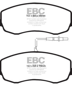 EBC Ultimax OEM Replacement Brake Pad Set DPX2062 [Front] - Image 2