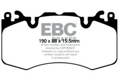 EBC Ultimax OEM Replacement Brake Pad Set DPX2064 [Front] - Image 2
