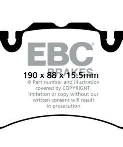 Alternative view of EBC Ultimax OEM Replacement Brake Pad Set DPX2064 [Front]