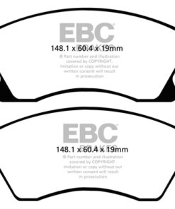 Alternative view of EBC Ultimax OEM Replacement Brake Pad Set DPX2065 [Front]