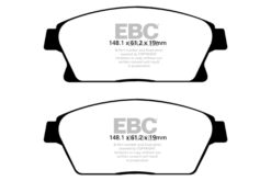 EBC Ultimax OEM Replacement Brake Pad Set DPX2067 [Front] - Image 2