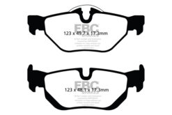 EBC Ultimax OEM Replacement Brake Pad Set DPX2069 [Rear] - Image 2