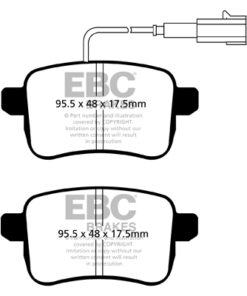 Alternative view of EBC Ultimax OEM Replacement Brake Pad Set DPX2079 [Rear]