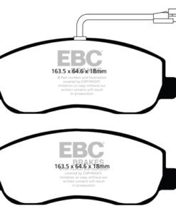 EBC Ultimax OEM Replacement Brake Pad Set DPX2083 [Front] - Image 2