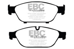 EBC Greenstuff 2000 Brake Pad Set (FRONT) DP22086 - Image 2