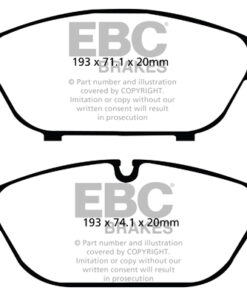 Alternative view of EBC Ultimax OEM Replacement Brake Pad Set DPX2086 [Front]