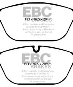 EBC Greenstuff 2000 Brake Pad Set (FRONT) DP22087 - Image 2