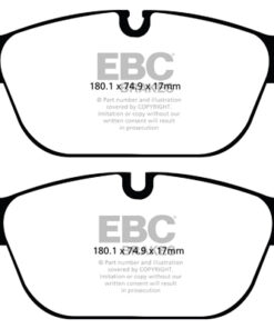 EBC Greenstuff 2000 Brake Pad Set (FRONT) DP22092 - Image 2