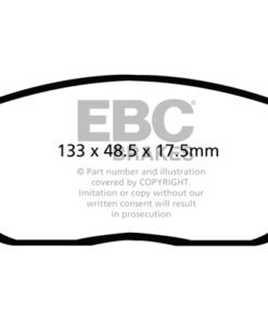 EBC Greenstuff 2000 Brake Pad Set (FRONT) DP22097 - Image 2