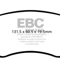 Alternative view of EBC Ultimax OEM Replacement Brake Pad Set DPX2099 [Front]