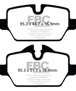 Alternative view of EBC Ultimax OEM Replacement Brake Pad Set DPX2102 [Rear]