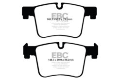 DP42105R EBC Yellowstuff Street and Track Brake Pad Set [Front] - Image 2