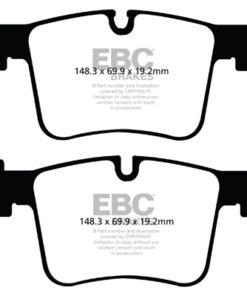 EBC Ultimax OEM Replacement Brake Pad Set DPX2105 [Front] - Image 2