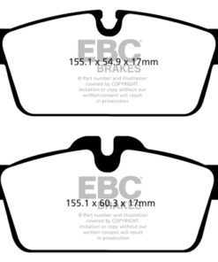 EBC Ultimax OEM Replacement Brake Pad Set DPX2106 [Front] - Image 2