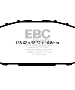 EBC Ultimax OEM Replacement Brake Pad Set DPX2116 [Front] - Image 2