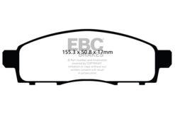 EBC Ultimax OEM Replacement Brake Pad Set DPX2122 [Front] - Image 2