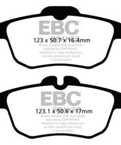 Alternative view of EBC Ultimax OEM Replacement Brake Pad Set DPX2124 [Rear]