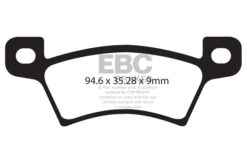 EBC Ultimax OEM Replacement Brake Pad Set DPX2128 [Rear] - Image 2