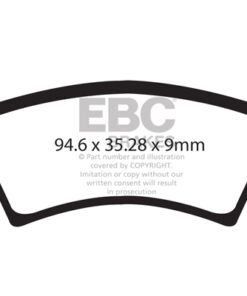 Alternative view of EBC Ultimax OEM Replacement Brake Pad Set DPX2128 [Rear]