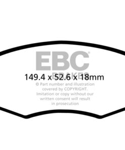 EBC Greenstuff Brake Pads - DP22142 - Image 2