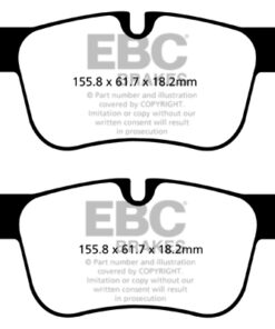 EBC Ultimax OEM Replacement Brake Pad Set DPX2143 [Front] - Image 2