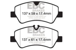 DP42152R EBC Yellowstuff Street and Track Brake Pad Set [Rear] - Image 2