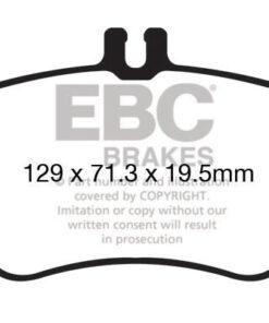 Alternative view of EBC Ultimax OEM Replacement Brake Pad Set DPX2164 [Front]