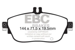 EBC Greenstuff 2000 Brake Pad Set (FRONT) DP22165 - Image 2