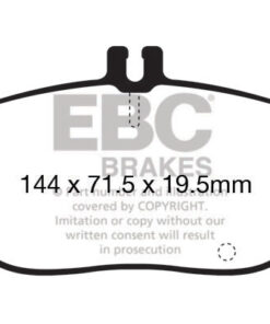 EBC Greenstuff 2000 Brake Pad Set (FRONT) DP22165 - Image 2