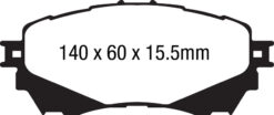 EBC Greenstuff 2000 Brake Pad Set (FRONT) DP22170 - Image 2