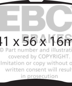 EBC Ultimax OEM Replacement Brake Pad Set DPX2185 [Front] - Image 2