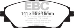 EBC Greenstuff 2000 Brake Pad Set (FRONT) DP22185 - Image 2