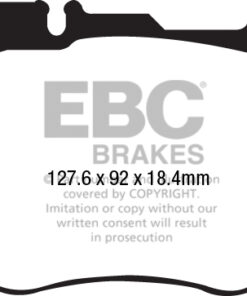 EBC Ultimax OEM Replacement Brake Pad Set DPX2210 [Front] - Image 2