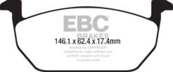 EBC Greenstuff 2000 Brake Pad Set (FRONT) DP22225 - Image 2