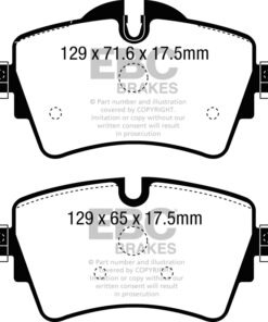 EBC Greenstuff 2000 Brake Pad Set (FRONT) DP22227 - Image 2