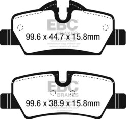 DP42228R EBC Yellowstuff Street and Track Brake Pad Set [Rear] - Image 2