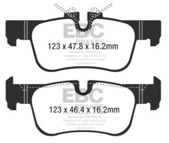 DP42235R EBC Yellowstuff Street and Track Brake Pad Set [Rear] - Image 2